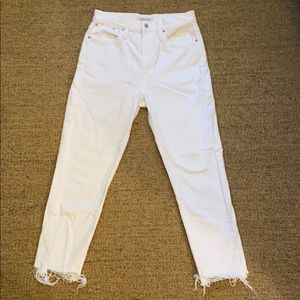 Madewell White Jeans